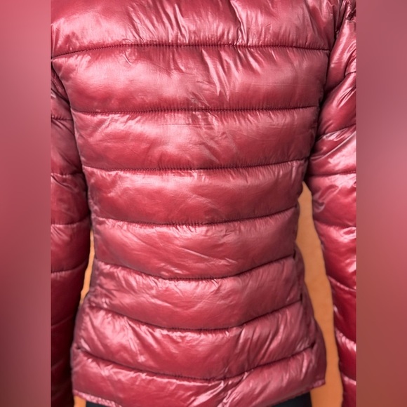 Moncler Deep Red Puffer Jacket - Picture 12 of 17
